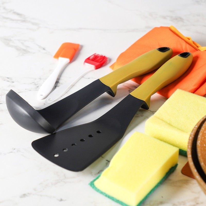 Batterie de cuisine 18 pièces en granite Effet Cuivre Martelé – Image 6