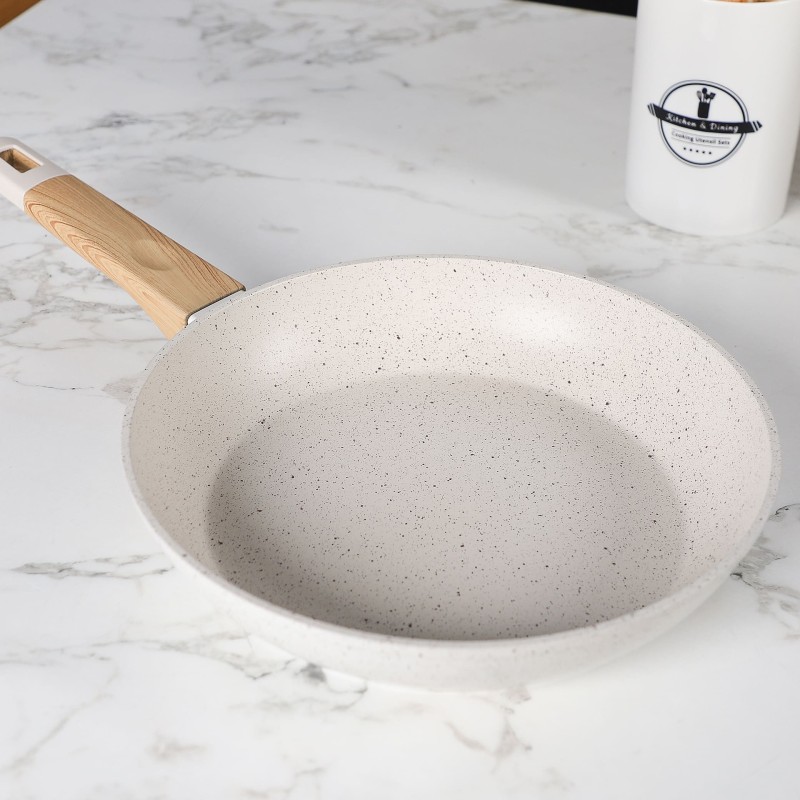 Sizar- Batterie de cuisine 21 pièces en granite Blanc Cassé – Image 8