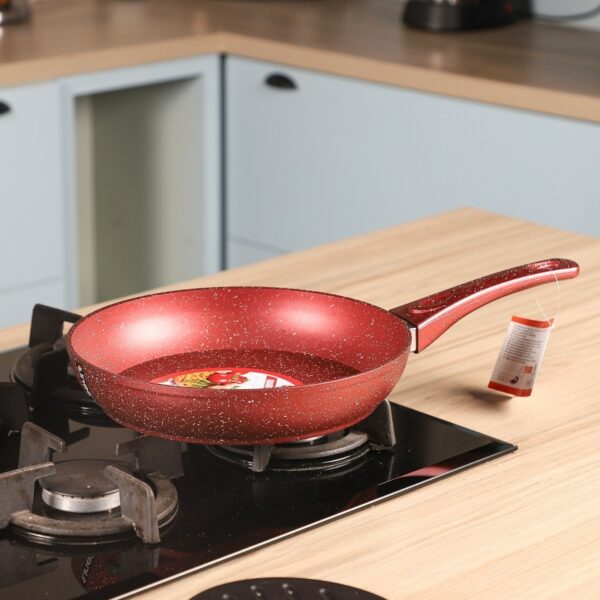 Lines - Batterie de Cuisine 38 Pièces Granite Rouge – Image 8
