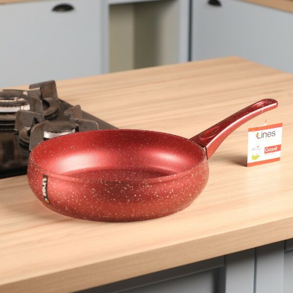 Lines - Batterie de Cuisine 40 Pièces Granite Rouge – Image 5