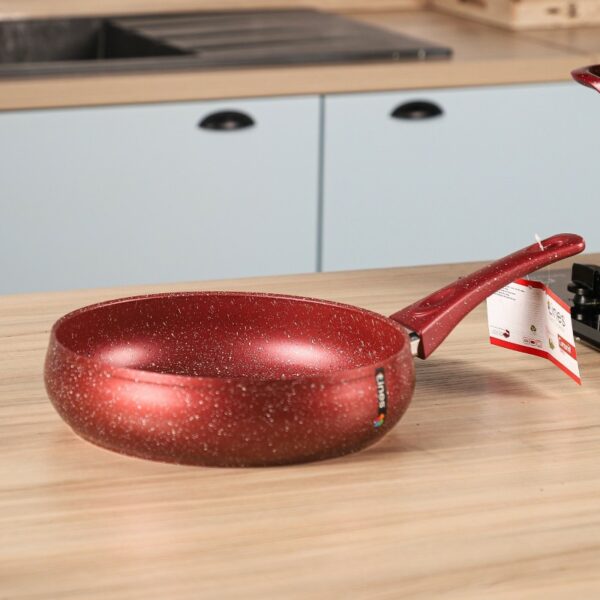 Lines - Batterie de Cuisine 41 Pièces Granite Rouge – Image 2