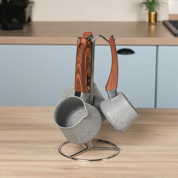 Falez - Batterie de Cuisine en Granite 50 Pièces Gris – Image 5