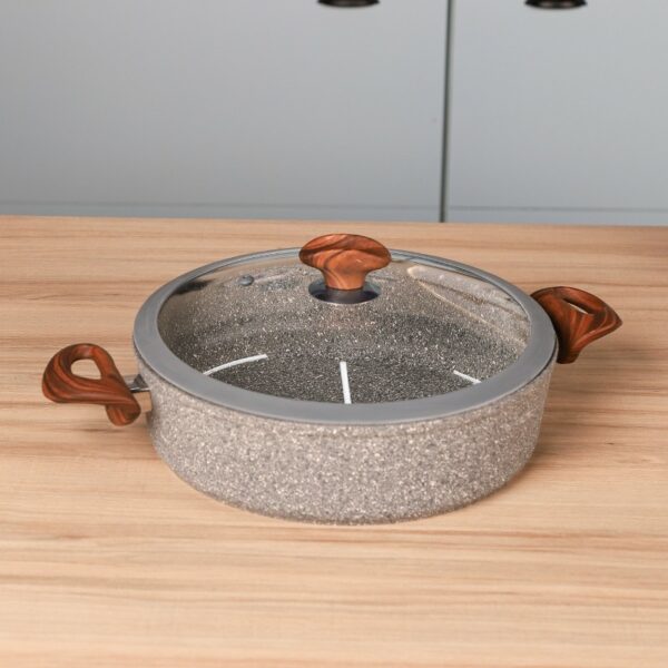 Falez - Batterie de Cuisine en Granite 50 Pièces Gris – Image 2