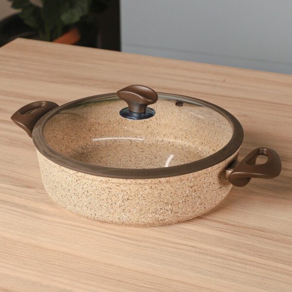 Falez - Batterie de Cuisine en Granite 50 Pièces Beige – Image 5