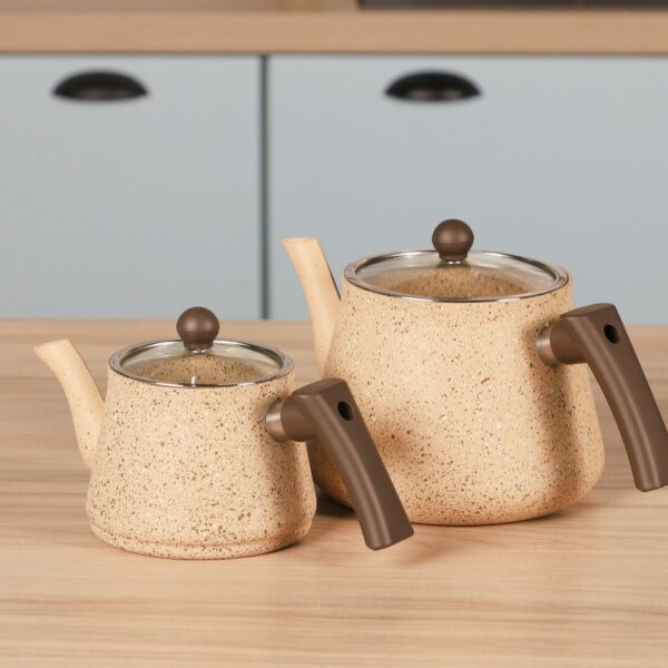 Falez - Batterie de Cuisine en Granite 50 Pièces Beige – Image 10