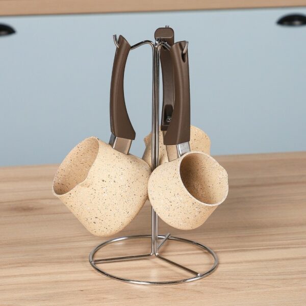 Falez - Batterie de Cuisine en Granite 50 Pièces Beige – Image 11