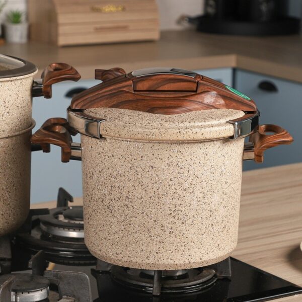 Falez - Batterie de Cuisine en Granite 50 Pièces Beige – Image 5