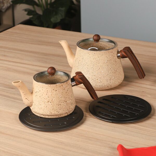 Falez - Batterie de Cuisine en Granite 50 Pièces Beige – Image 7