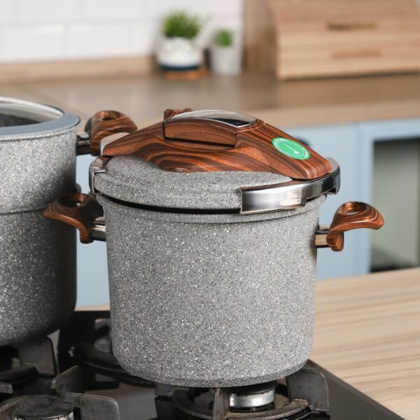 Falez - Batterie de Cuisine en Granite 50 Pièces Gris – Image 6