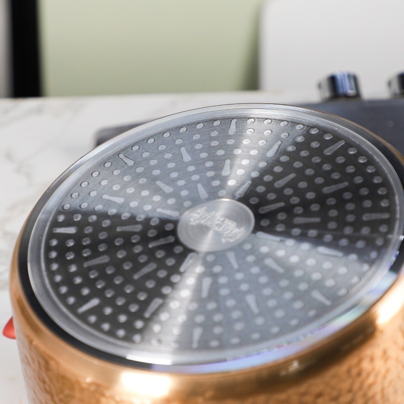 Mixstar - Couscoussier Effet Cuivre 6L 22 cm en Granite – Image 4