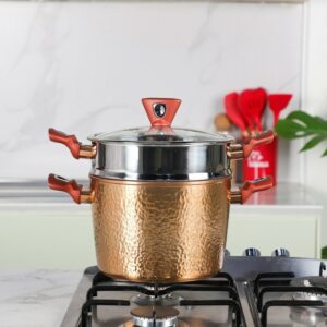 Mixstar - Couscoussier Effet Cuivre 6L 22 cm en Granite