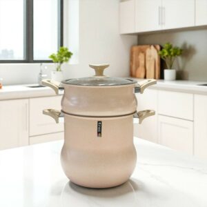 Lines - Couscoussier en Granite 20 cm Beige