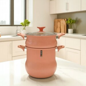 Lines - Couscoussier en Granite 20 cm Saumon