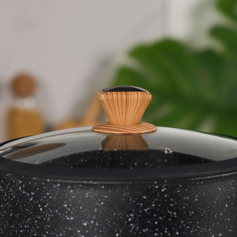 Sizar - Couscoussier en Granite 24 cm Noir – Image 5