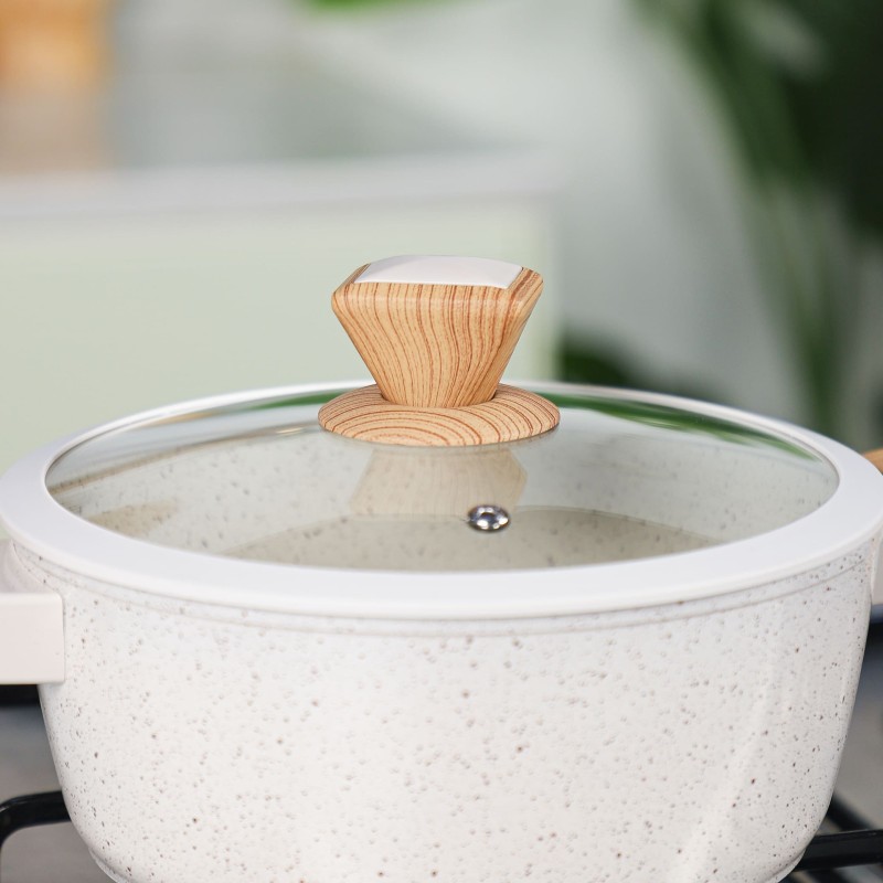 Sizar - Faitout en Granite 20 cm Beige – Image 2