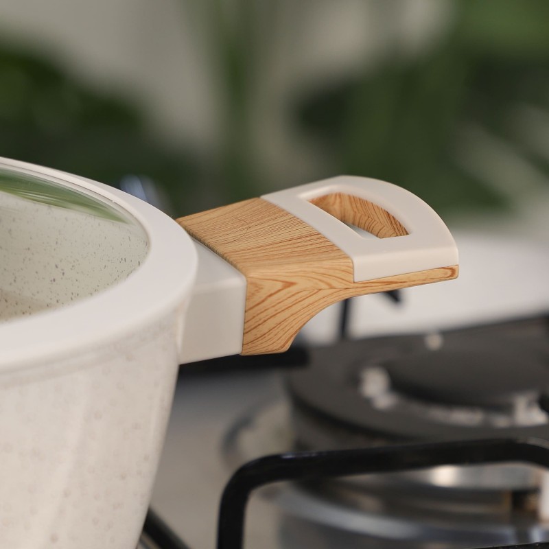 Sizar - Faitout en Granite 24 cm Beige – Image 5