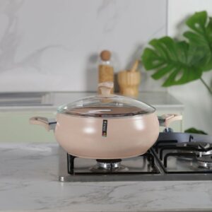 Lines - Faitout en Granite 24 cm Beige