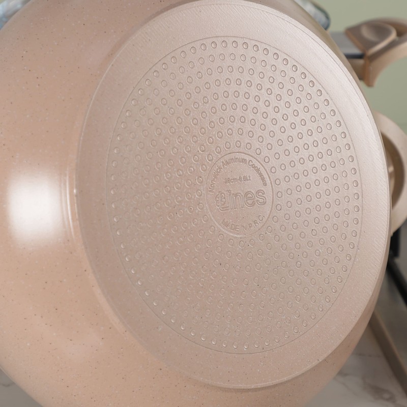 Lines - Faitout en Granite 28 cm Beige – Image 2