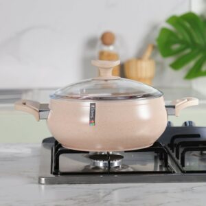 Lines - Faitout en Granite 26 cm Beige