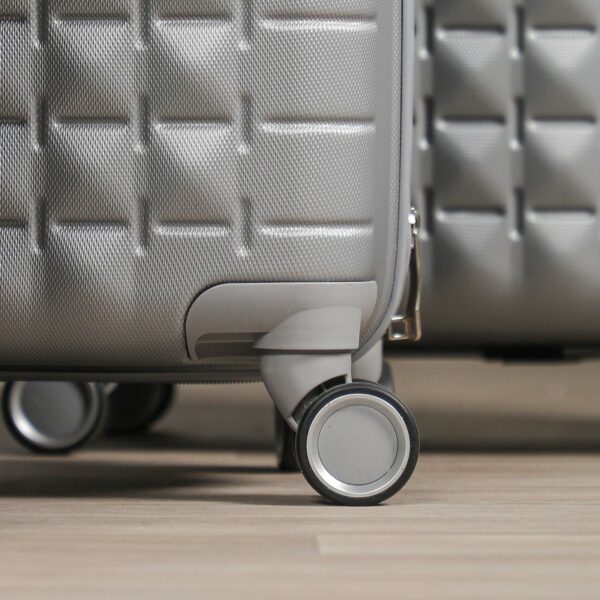 Série de 3 Valises Rigides en ABS Gris - ABM – Image 4