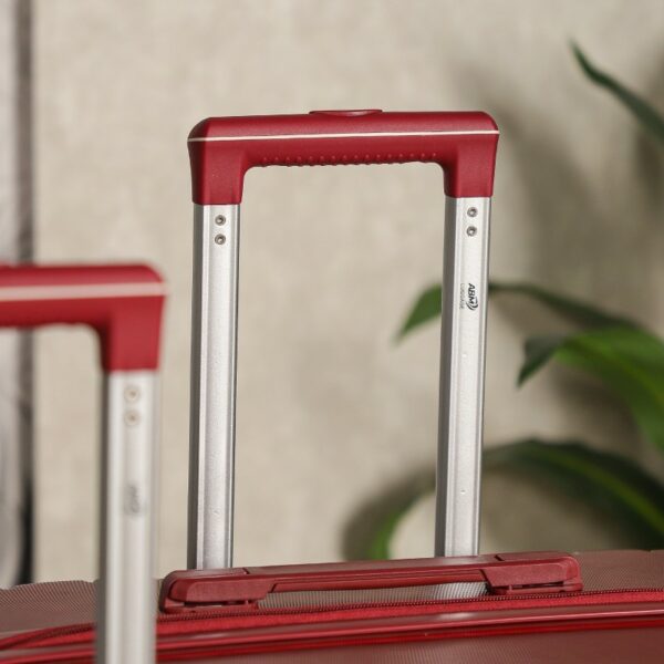 Série de 3 Valises Rigides en ABS Rouge - ABM – Image 3