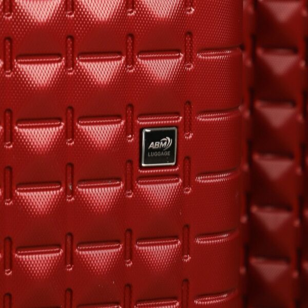 Série de 3 Valises Rigides en ABS Rouge - ABM – Image 5