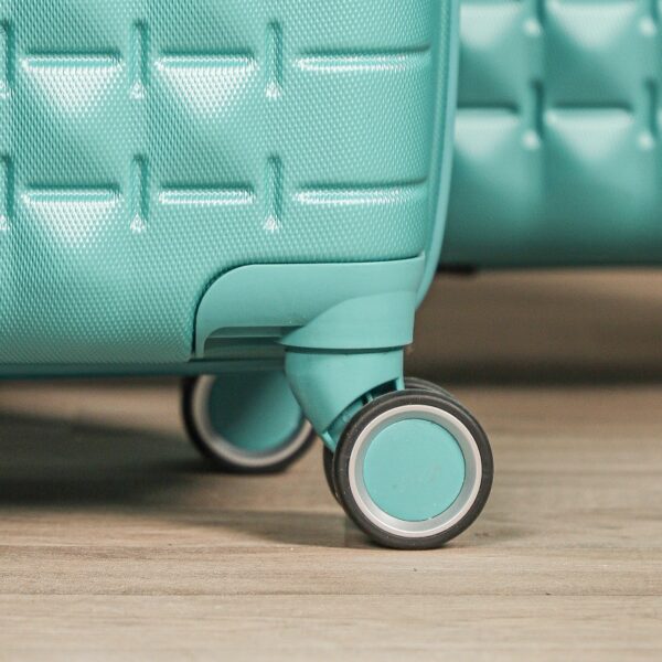 Série de 3 Valises Rigides en ABS Turquoise - ABM – Image 3