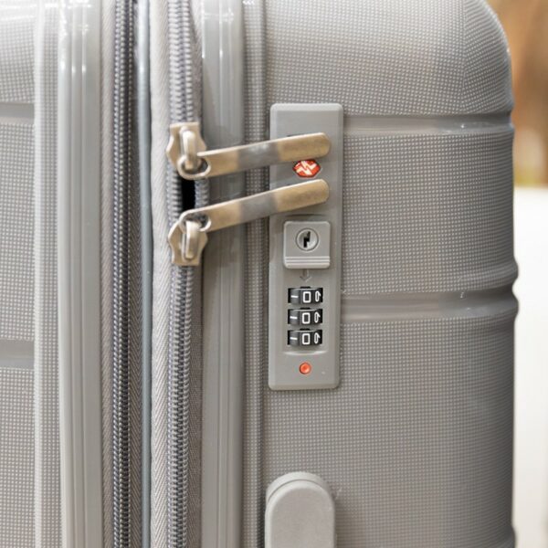 COLISEE+-Set de 3 Valises en Polypropylène Gris Incassable – Image 2