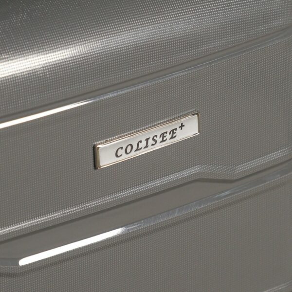 COLISEE+-Set de 3 Valises en Polypropylène Gris Incassable – Image 6
