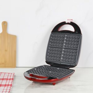 Florence HK-411- Appareil à Panini 1500W 6EN1 Rouge