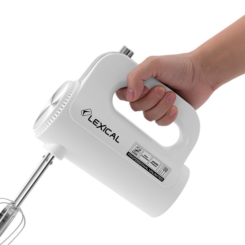 Lexical LMX-1731- Batteur électrique 400W Blanc – Image 2