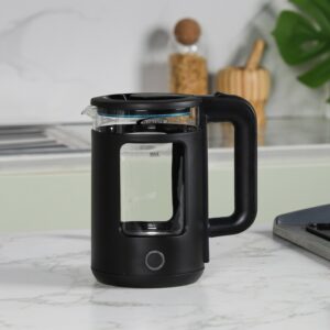 Florence HK-414- Bouilloire Électrique En Verre 2L 2000W Noir