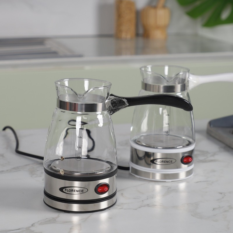 Florence HK-426- Cafetière à Café Turc 600W 0,5L Blanc – Image 3