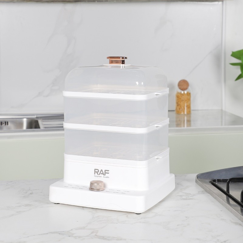 RAF R.5238- Cuiseur Vapeur Électrique 12L 1200W 3 Niveaux