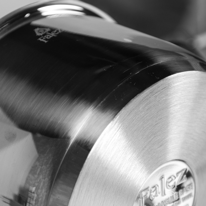 Falez- Faitout 24 cm Inox 18/10 avec Manche Noir – Image 4