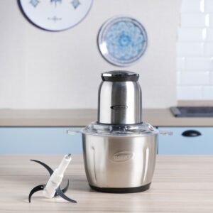 Florence AT7002- Hachoir Bol Inox 3 L 1000W Noir