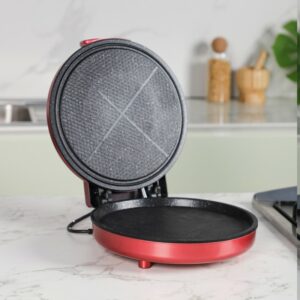 Florence HK-418- Machine à Pizza 30cm 1100W Rouge