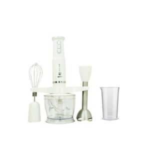 Florence HK-335- Mixeur Plongeant 4en1 600W Blanc