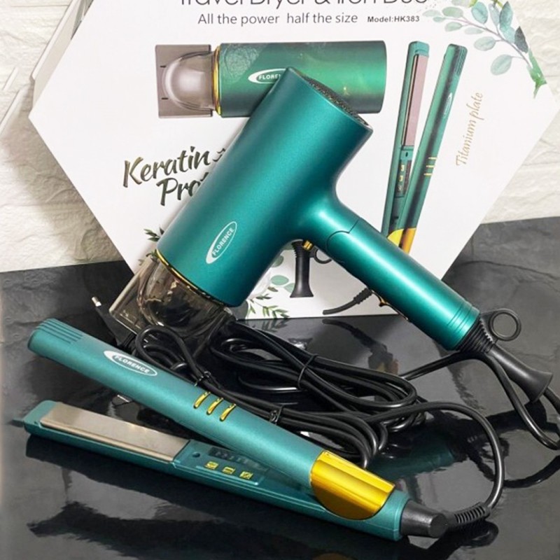 Florence HK-383- Pack Séche cheveux 2200W & Lisseur 250W