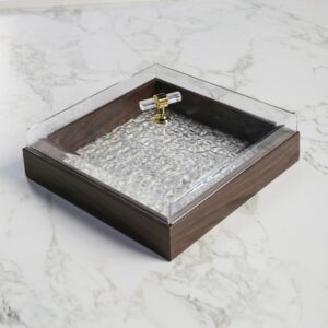 Plateau de Présentation avec Couvercle Transparent