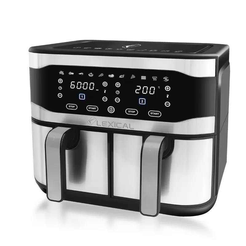 Lexical LAF-3081 - Air Fryer Double Grille 1700W 9L