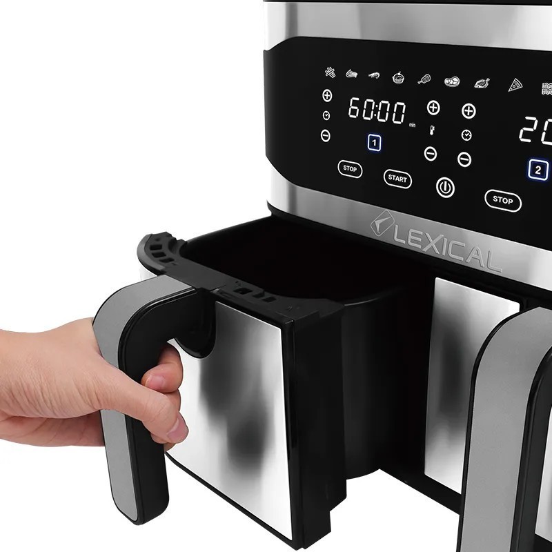 Lexical LAF-3081 - Air Fryer Double Grille 1700W 9L – Image 3