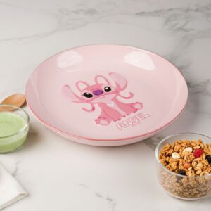 Assiette Enfant en Céramique – Modèle Angel Rose