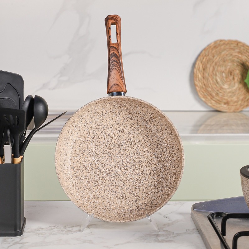 Falez - Batterie de Cuisine en Granite 37 Pièces Beige – Image 3