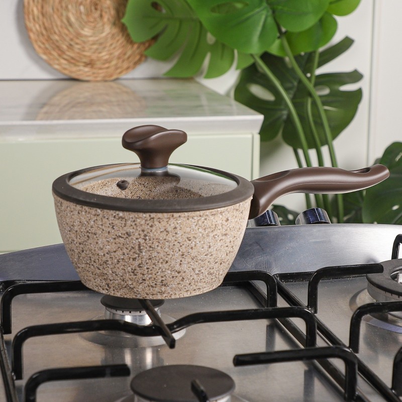 Falez - Batterie de Cuisine en Granite 37 Pièces Beige – Image 5