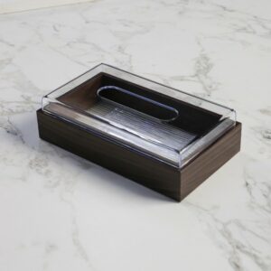 Boîte de Rangement pour Lingettes en Bois