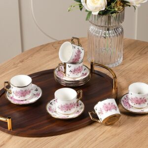 Service à Café en Porcelaine 12 Pièces