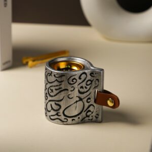Encensoir Design Argenté avec Motifs Arabes