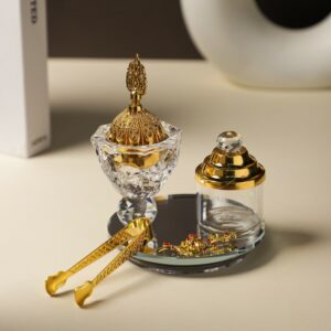 Encensoir en Verre avec Dorure