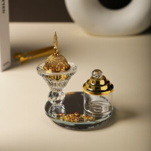 Encensoir en Verre avec Dorure